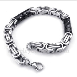 Herrearmbånd I Sort Titanium Med Cylinder