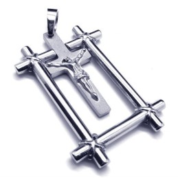 Mode Jesus Kors Titanium Vedhæng