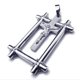 Mode Jesus Kors Titanium Vedhæng