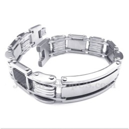Herrearmbånd I Titanium Og Kulfiber