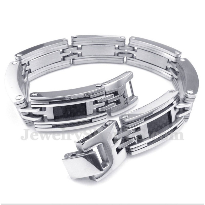 Titanium Kulfiber Kabelarmbånd Til Mænd Titanium Kulfiber Kabelarmbånd Til Mænd