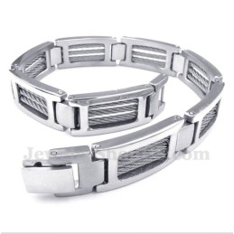 Titanium Kabelarmbånd Til Mænd