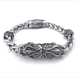 Herrearmbånd Med Støbte Diamanter I Titanium