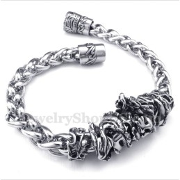 Herrearmbånd I Støbt Titanium