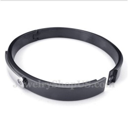 Herrearmbånd I Sort Titanium