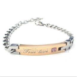 Titanium Diamant Pararmbånd Til Kvinder