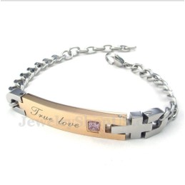 Titanium Diamant Pararmbånd Til Kvinder