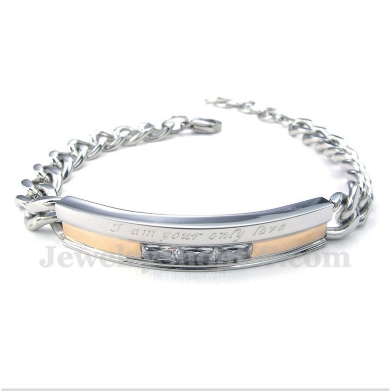 Titanium Krystal Pararmbånd Til Kvinder
