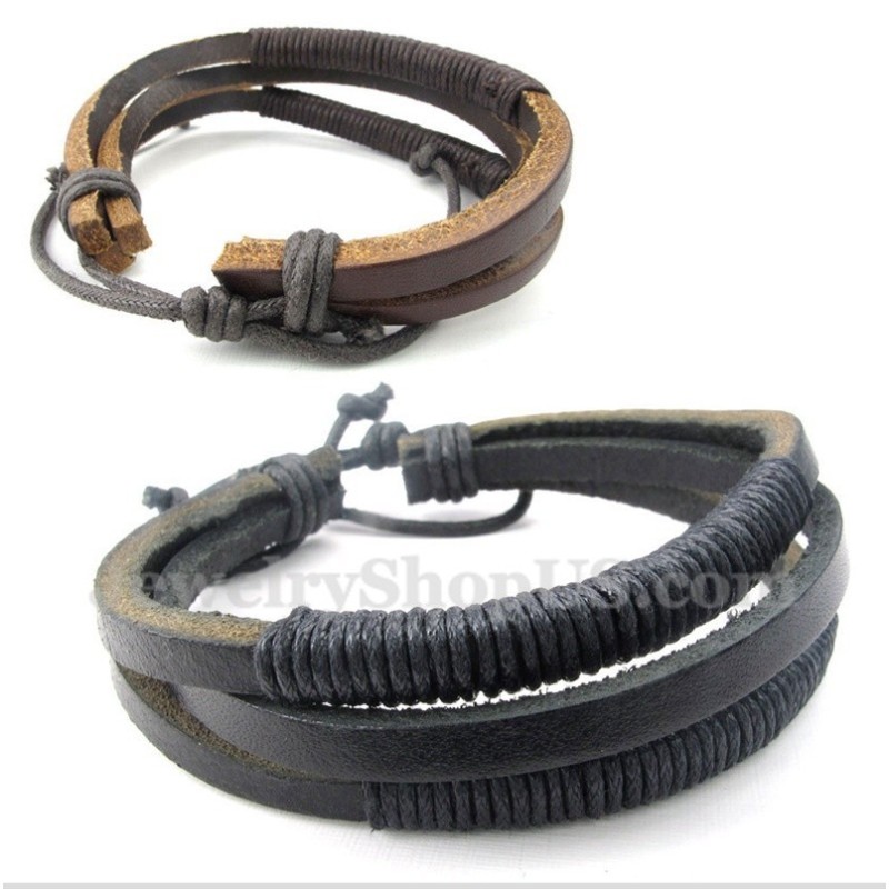 Herrearmbånd I Titanium I Læder Herrearmbånd I Titanium I Læder