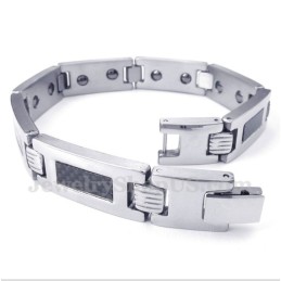 Herrearmbånd I Titanium, Kulfiber, Magnet