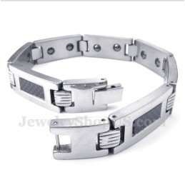 Herrearmbånd I Titanium, Kulfiber, Magnet
