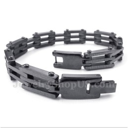 Armbånd Med Græsk Meandermønster I Titanium Til Mænd