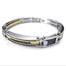 Herre Diamant Titanium Armbånd