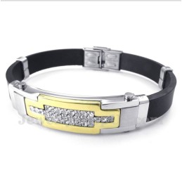 Herrearmbånd Med Diamanter I Titanium