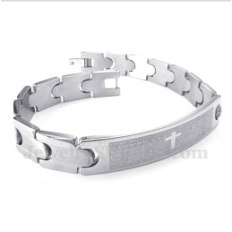 Armbånd Med Spanske Bibelvers I Titanium Til Mænd