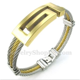 Titanium Kabelarmbånd Til Mænd