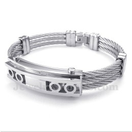 Titanium Kabelarmbånd Til Mænd