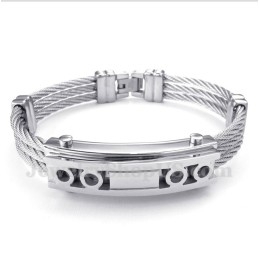 Titanium Kabelarmbånd Til Mænd