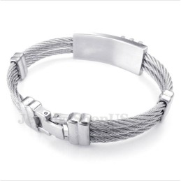 Titanium Kabelarmbånd Til Mænd