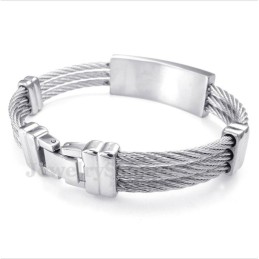 Titanium Kabelarmbånd Til Mænd