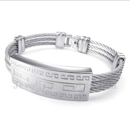 Titanium Kabelarmbånd Til Mænd