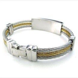Titanium Kabelarmbånd Til Mænd