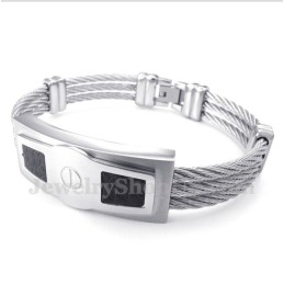 Titanium Kabelarmbånd Til Mænd