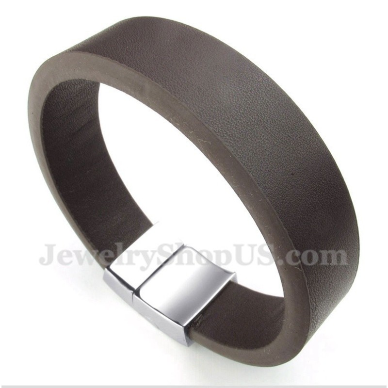 Herre Læder Magnetarmbånd Herre Læder Magnetarmbånd