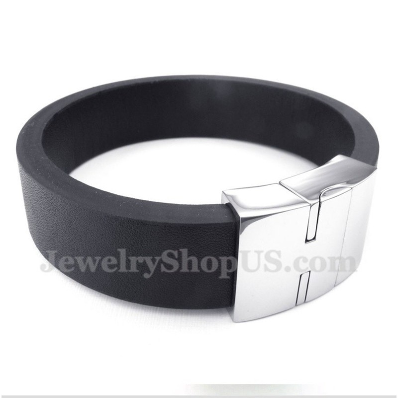 Herre Læder Magnetarmbånd Herre Læder Magnetarmbånd