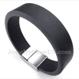 Herre Læder Magnetarmbånd