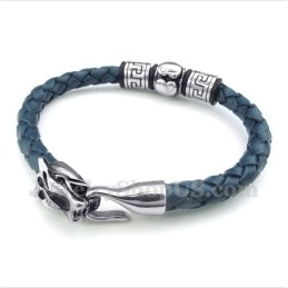 Herrearmbånd I Titaniumlæder