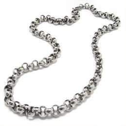 20,1 Tommer Titanium Ringhus Ring Halskæde 8085