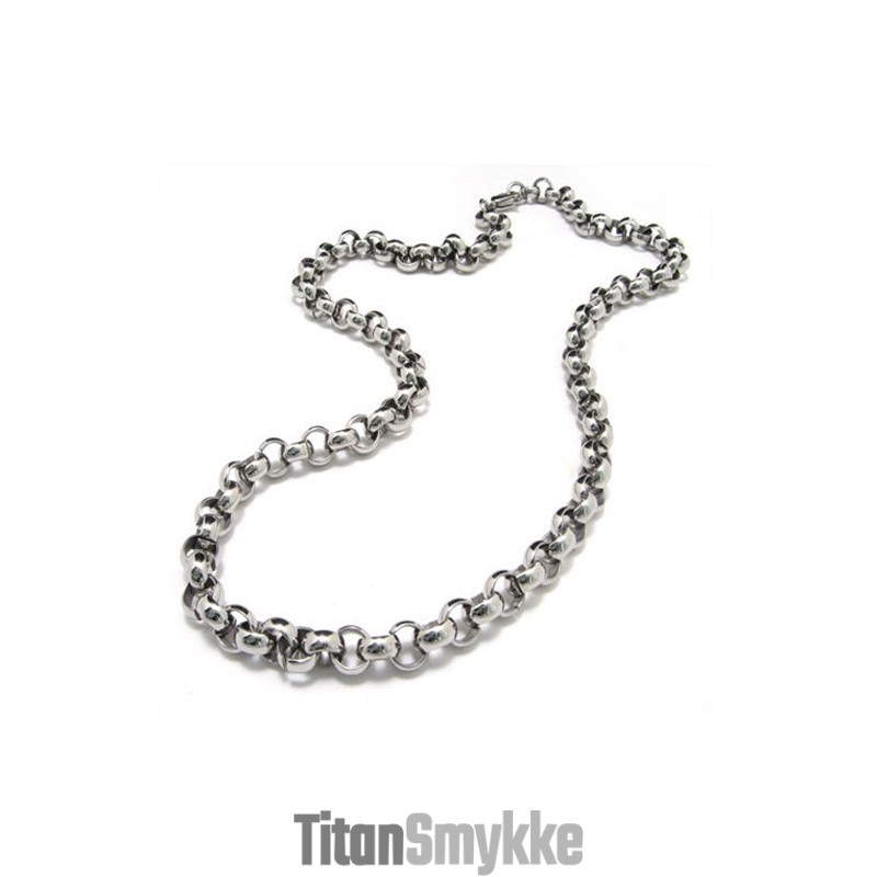 20,1 Tommer Titanium Ringhus Ring Halskæde 8085