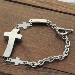 Herre Titanium Kors Armbånd