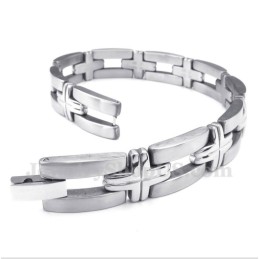 Herre Titanium Korsarmbånd