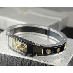 Herre Titanium Diamant Armbånd