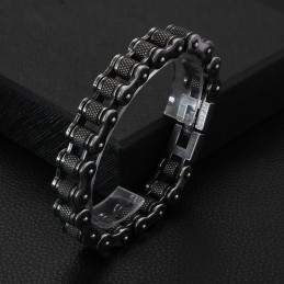 Herre Titanium Bikerkæde Cykelarmbånd