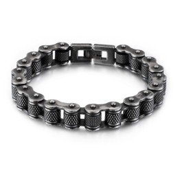 Herre Titanium Bikerkæde Cykelarmbånd