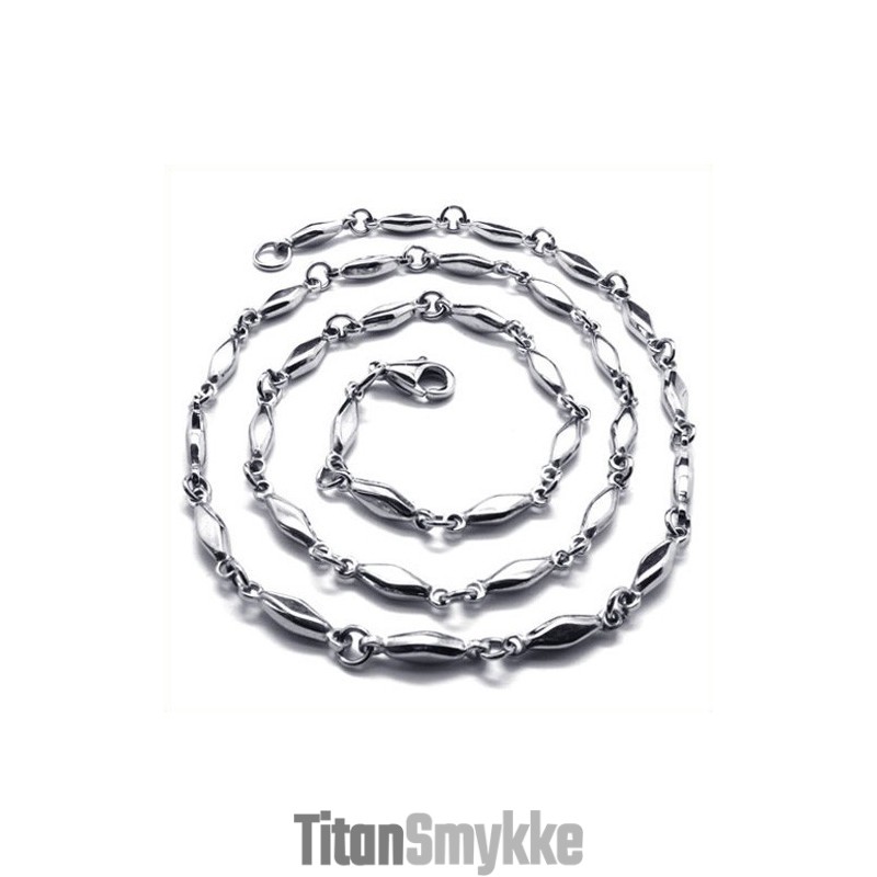 20,9 Tommer Titanium Diamant Halskæde 20,9 Tommer Titanium Diamant Halskæde