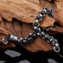 Moderigtigt Titanium Kraniearmbånd Til Mænd