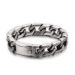 Cool Titanium Kranie Armbånd Chic Herre Titanium Modesmykker