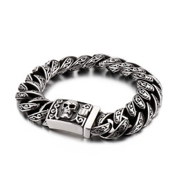 Cool Titanium Kranie Armbånd Chic Herre Titanium Modesmykker