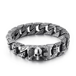 Chic Titanium Korsarmbånd Herre Titanium Kraniearmbånd