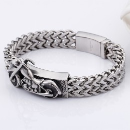 Motorcykel Motorcykel Nye Smykker Vintage Titanium Armbånd
