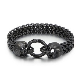 Cool Skull Titanium Herrearmbånd