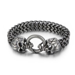 Cool Skull Titanium Herrearmbånd
