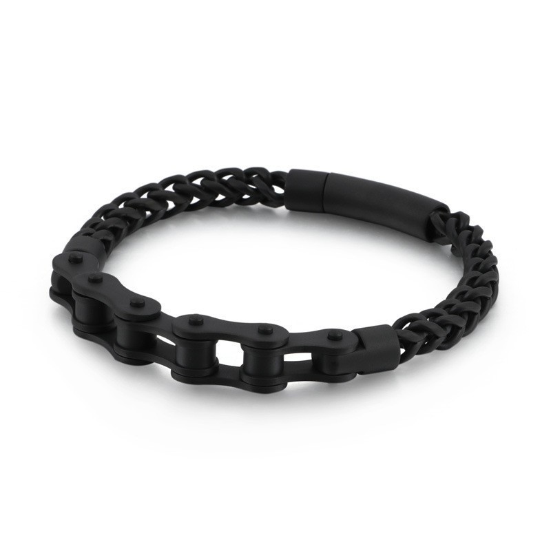 Moderigtigt Nyt Titanium Biker Mænd Og Kvinder Kæde Biker Kæde Armbånd