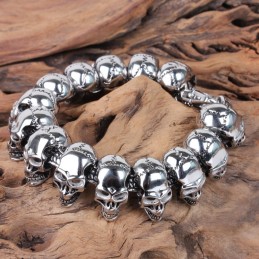 Skull Herre Titanium Armbånd Titanium Armbånd