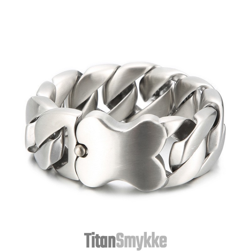 Nyt Cubansk Armbånd Cool Bones Herrearmbånd