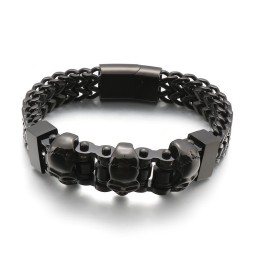 Skull Titanium Armbånd Til Herrer
